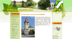 Desktop Screenshot of dobsice.cz